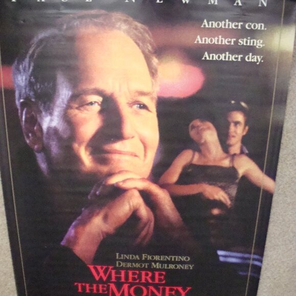 WHERE THE MONEY IS - MOVIE BANNER - STARRING PAUL NEWMAN - Picture 1 of 6